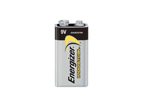 Energizer Industrial EN22 Alkaline 9 Volt Batteries, 24 Pack