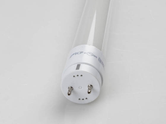 TCP L12T8D5041K95 12W 48" 4100K 90 CRI Glass T8 LED Bulb, Ballast Compatible