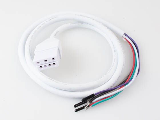 Light Efficient Design RP-LBI-G1-IP-3F-DIM 3' Power Cable For LED BarKit Retrofit/Fixture
