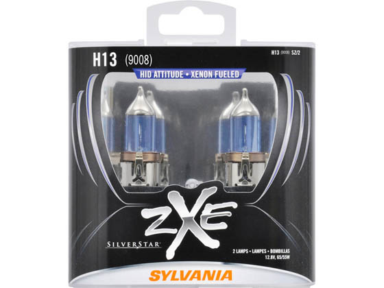 Sylvania 35685 H13 SZ PBX 6 TWIN 36 H13/9008 zXe Halogen Headlight Bulbs