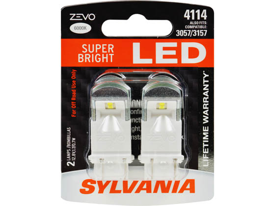 Sylvania 32772 ZEVO2 G2 4114LED.BP2 EN-SP 2/SKU 72/CS 4114 ZEVO LED Automotive Bulb