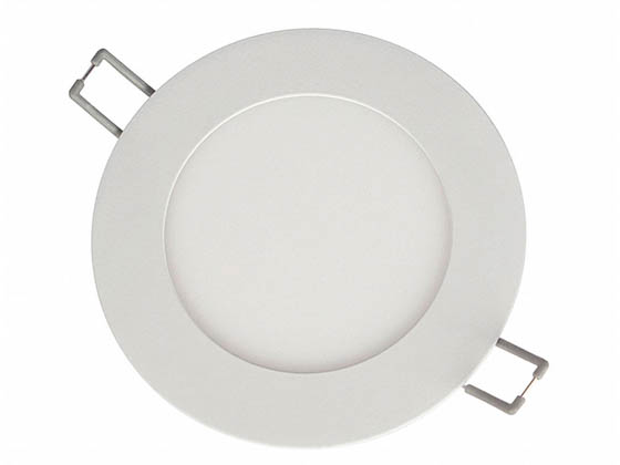 Lightolier FD4R4CCT Dimmable 11 Watt 90 CRI 4" Round 2700K/3000K/4000K/5000K Flat LED Downlight, JA8 Compliant