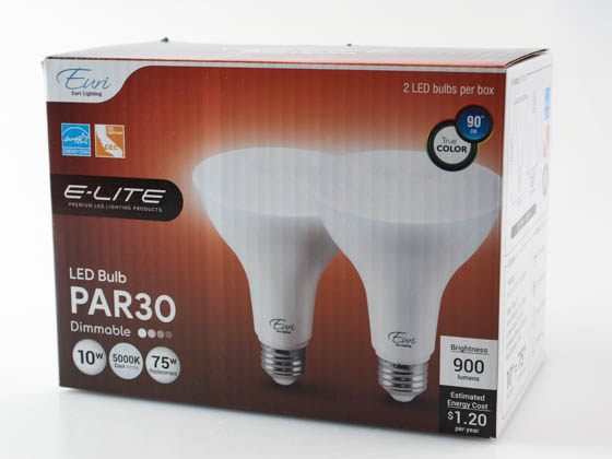 Euri Lighting EP30-10W5050cec-2 Dimmable 10W 5000K 40° 90 CRI PAR30L LED Bulb, JA8 Compliant