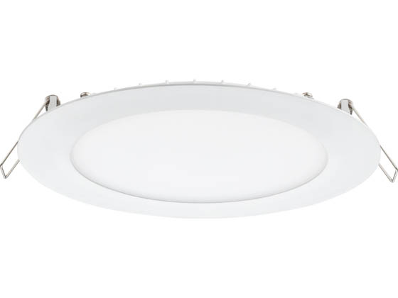 Juno Lighting 2678T5 WF6 SWW5 90CRI MW M6 Juno WF6 Ultra-Thin LED Wafer, 13W,120V, 2700/3000/3500/4000/5000 Color Switchable, Dimmable 6" Recessed Downlight, White