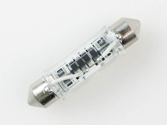 Bulbrite 770614 LED1/FEST/27K/24/2 0.8W 24V 2700K Miniature Festoon LED Bulb