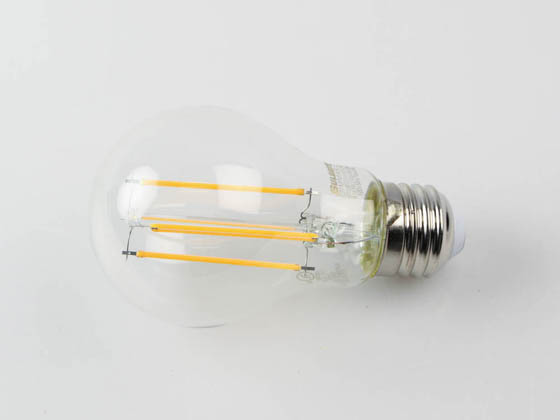 Bulbrite 776689 LED7A19/30K/FIL/D/B Dimmable 7W 3000K A19 Filament LED Bulb, Enclosed Fixture Rated