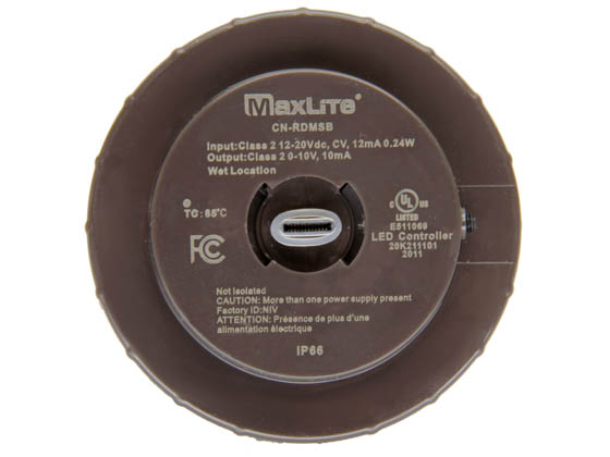 MaxLite 105566 CN-RDMSB Maxlite C-Max Basic PIR Motion Sensor/Photocell Node for Maxlite C-Max Control Ready Area Fixtures