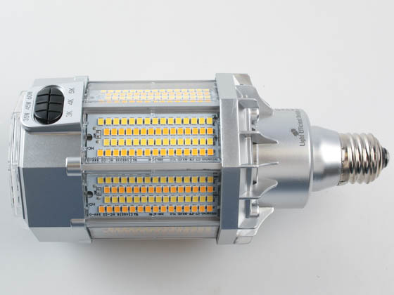 Light Efficient Design LED-8024E345-G7-FW FlexWatt + FlexColor 35/45/60 Watt LED Corn Bulb, Replaces 175 - 320 Watts, Ballast Bypass, E26 Base