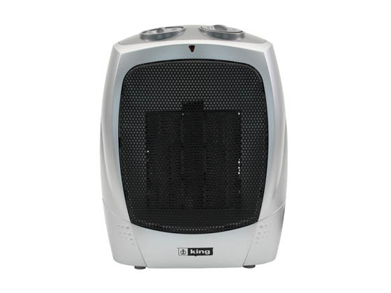 King Electric PH-2 Portable Heater 1500/750 Dual Wattage 5120 BTU Plug-In with Built-In Thermostat 120V