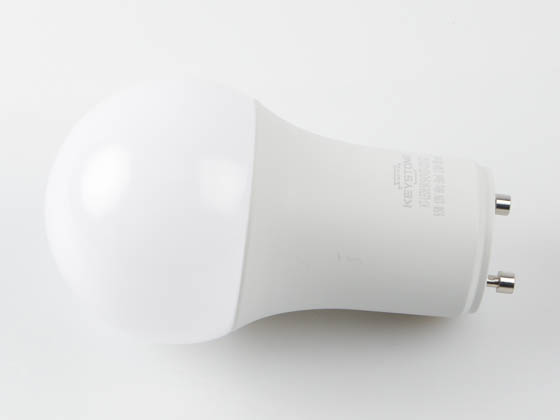 Keystone KT-LED9.5A19-O-827-GU24 Dimmable 9.5W 2700K A19 LED Bulb, GU24 Base, Enclosed Fixture Rated