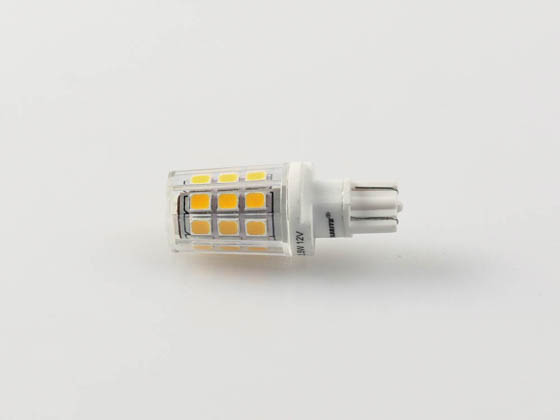 Bulbrite 770594 LED2WEDGE/27K/12 Non-Dimmable 2.5W 12V/24V 2700K T3 Wedge Base LED Bulb