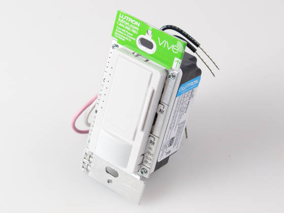 Lutron Electronics MRF2S-8SD010-WH Lutron Maestro Single Pole Dimmable Occupancy Sensing Switch