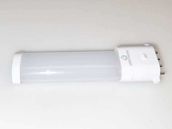Green Creative 36631 3.5PLS/835/BYP/2G7/R 3.5W 4 Pin 3500K 2G7 Base LED Bulb, Ballast Bypass, Rated for Enclosed Fixtures