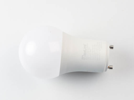 MaxLite 108942 E9A19GUDLED30/G8S1 Dimmable 9W 3000K A19 LED Bulb, GU24 Base, Enclosed Fixture Rated