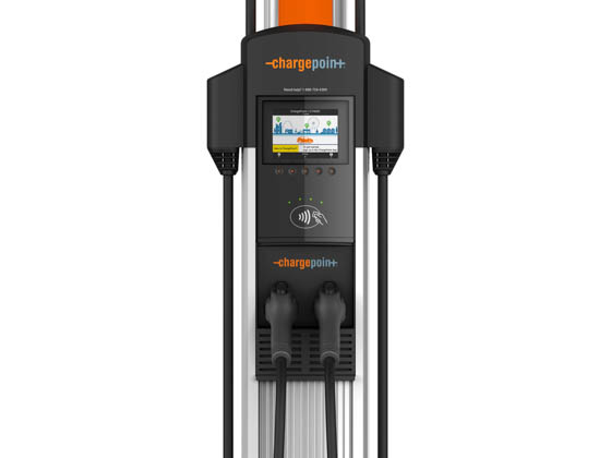 ChargePoint CT4021-GW1 CT4021 Bundle 1-Year Network, Activation, Mounting Kit & 6ft Cable Management Included Dual Port 30amp Pedestal Mount
