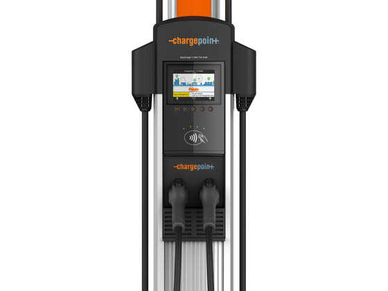 ChargePoint CT4025-GW1 CT4025 Bundle 1-Year Network, Activation, Mounting Kit & 8ft Cable Management Included Dual Port 30amp Pedestal Mount