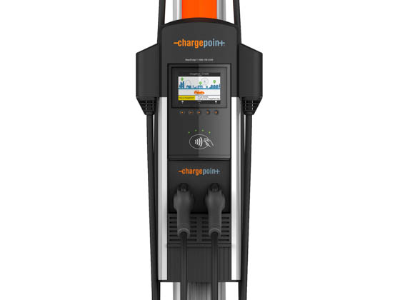 ChargePoint CT4027-GW1 CT4027 Bundle 1-Year Network, Activation, Mounting Kit & 8ft Cable Management Included Dual Port 30amp Wall Mount