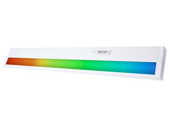 Satco Products, Inc. 63-554 Satco Starfish Wi-Fi 28" LED RGB and Tunable White Smart Under Cabinet Fixture
