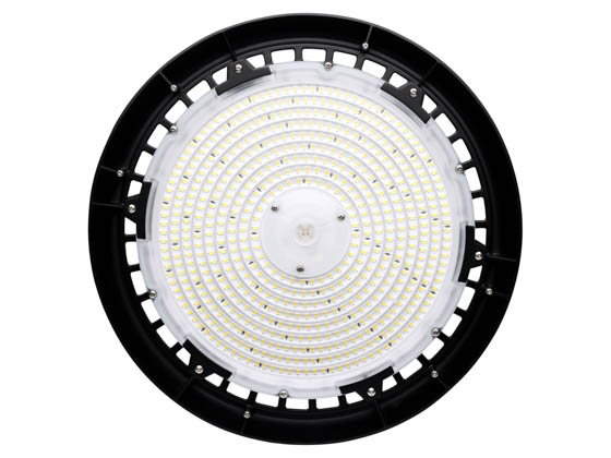 Satco Products, Inc. 65-771R2 LED UFO HIGHBAY CCT & WATT ADJ Satco Dimmable Wattage Selectable (150W/175W/200W) and Color Selectable (3000K/4000K/5000K) Round UFO LED High Bay Fixture