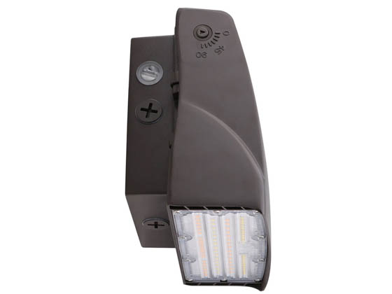 Halco Lighting 39875 AWP-2-WS-CS-U-PC Halco Adjustable LED Wall Pack Wattage (15/20/30W) & Color Selectable Includes Photocell