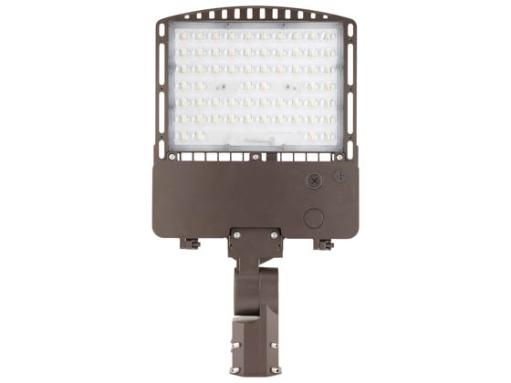 Value Brand AF-41823 AF-140W-P0-T3-SF Dimmable LED Area Fixture With Slipfitter Mount & Photocell, Type III, Wattage Selectable (60W/90W/120W/140W) & Color Selectable (3000K/4000K/5000K), 400 Watt Equivalent