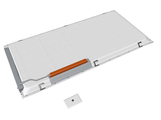 Archipelago Lighting LBLP24-V54-EM Archipelago 2x4 Flat Panel LED Fixture Wattage and Color Selectable With Battery Back-Up