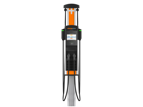 ChargePoint CP6023B-80A-L5.5 CP6023B 80amp Bundle 1-Year Network, Activation, & 6ft Cable Management Dual Port Wall Mount