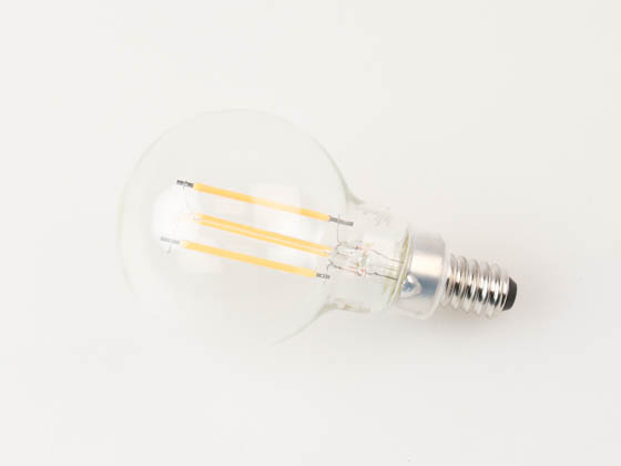 Bulbrite 776744 LED4G16/30K/FIL/4/JA8 Dimmable 4W 3000K G-16 Filament LED Bulb, Enclosed Rated