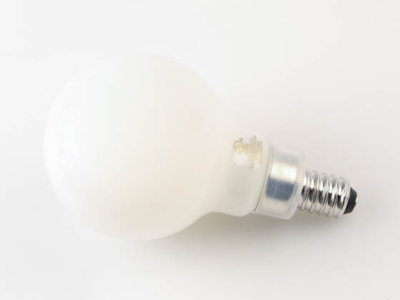 Bulbrite 776943 LED4G16/27K/FIL/M/4 4W G-16 LED Globe Bulb, Milky White Finish, 2700K, 90 CRI, E12 Base
