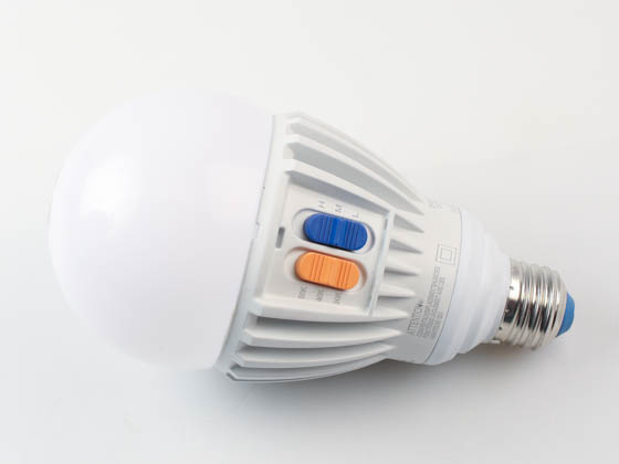 Green Creative 37930 24HID/8CCTS/277V/E26/DIM/SD Dimmable 24W A-23 LED Bulb, Color And Wattage Selectable, Enclosed Rated, E26 Base