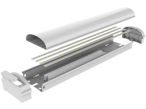 Archipelago Lighting LWRL2-2035CS Archipelago 24" LED Wrap Fixture Wattage and Color Selectable Control Ready