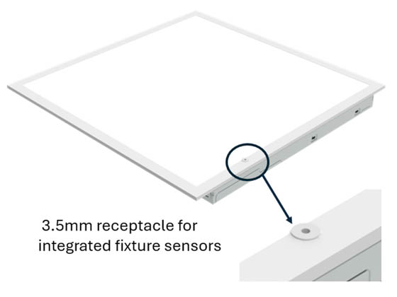 Halco Lighting 90522 FPLCR-22-LS-CS-UNV Halco 2x2 Flat Panel LED Fixture Wattage and Color Selectable Includes Control Ready Port