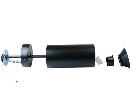 ATG Electronics CLI6-40W-T1-BL LED Cylinder With Bluetooth Controller For Remote Dimming, Watt- and Color-Selectable