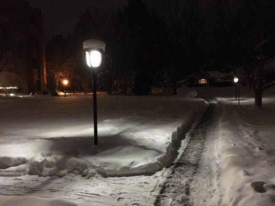 Light Efficient Design SL-SPT-20W-30K-SF-G2 Solera Off-Grid Solar LED Post Top Light Fixture 3000K Includes Three Operating Modes, Photocell, & Motion Sensor