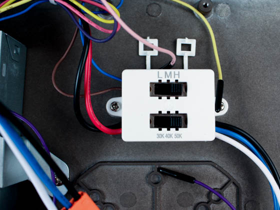 MaxLite 111059 WCF40U-WCSBPC Forward Throw LED Wall Pack Wattage (28/35/40W) and Color Selectable With Photocell