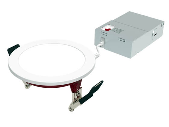 Halco Lighting 89202 FRSDL-4-CS-ST-120V Halco 4" Fire Rated LED Slim Recessed Downlight 11W Color Selectable 90 CRI (IC, Air Right & Wet Location Rated)