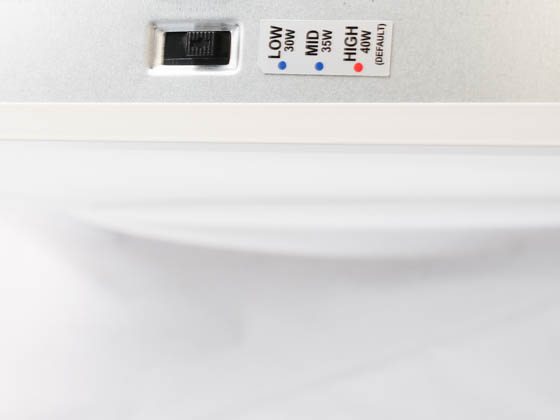 ATG Electronics FPBL24-30W-T1-RU-E DUO 2x4 Flat Panel LED Fixture Wattage and Color Selectable Includes Controls Ready Port