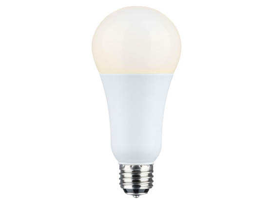 Satco Products, Inc. S11515 5/14/20A21/3-WAY/LED/927 Satco 5W, 14W, 21W 3-Way A-21 LED Bulb, 2700K, Enclosed Fixture Rated, Non-Dimmable