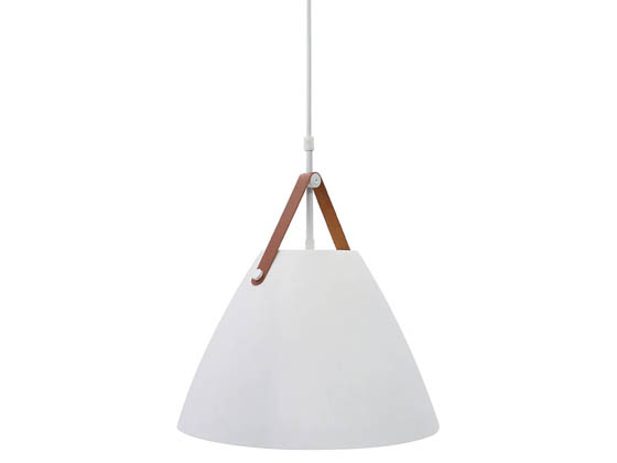 Westgate LCFN-MCT5-WH 25 Watt 14 Inch Dimmable Nordic Design LED Fixture With Selectable CCT, 120 Volt, White Finish