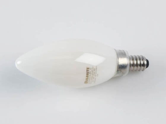 Bulbrite 776939 LED4B11/27K/FIL/M/3 4W Dimmable  B-11 Milky Finish LED Bulb, Enclosed Rated