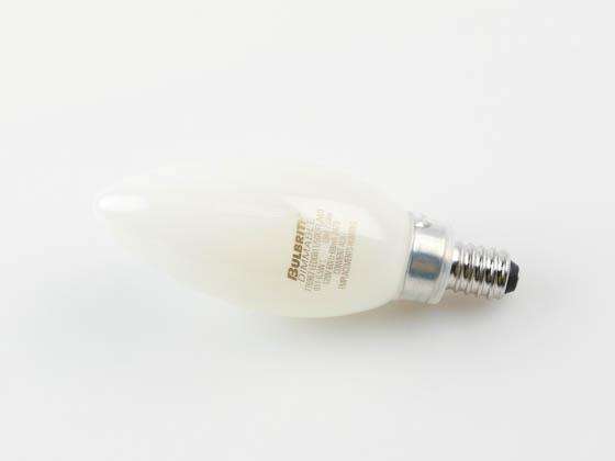 Bulbrite 776968 LED6B11/40K/FIL/M/3 6.5W Dimmable B11 Milky White LED Filament Bulb, 4000K, E12 Base