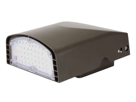 Contractor Choice WP-45293 WP-80WDDK-PC LED Adjustable Full Cut-Off Wall Pack Wattage (32/48/64/80W) and Color Selectable with Photocell