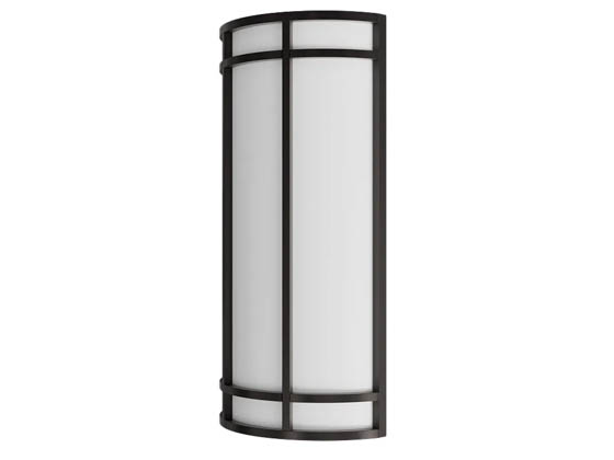 Westgate LDSC-18-MCTP-DD-ORB LDS Series 18" Indoor/Outdoor LED Decorative Wall Sconce Wattage and Color Selectable