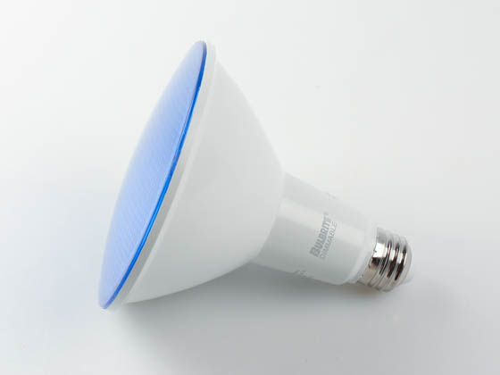 Bulbrite 772504 LED15PAR38/FL/BLU/D 15 Watt Dimmable Blue PAR38 LED Bulb, Wet Rated