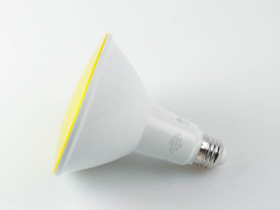 Bulbrite 772502 LED15PAR38/FL/YLW/D 15 Watt Dimmable Yellow PAR38 LED Bulb, Wet Rated