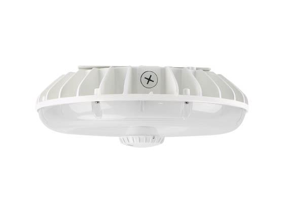Contractor Choice CP-45521 CP-60WDDK-CR-ROUND LED Round Low-Profile Canopy Fixture Wattage (22/34/46/60W) and Color Selectable Includes Control Ready Port
