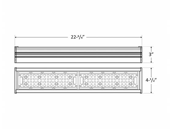 Westgate LOHB-2FT-50W-40K 24" LED Wall Wash Fixture 50W 4000K with Adjustable Knuckle Mounts