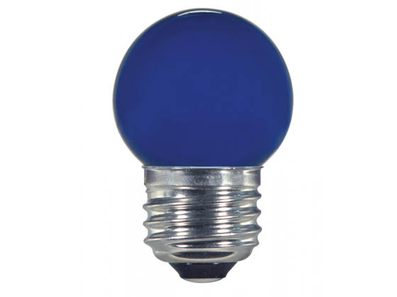 Satco Products, Inc. S9162 1.2W S11/BL/LED/120V/CD Satco 1.2 Watt Blue S11 LED Bulb