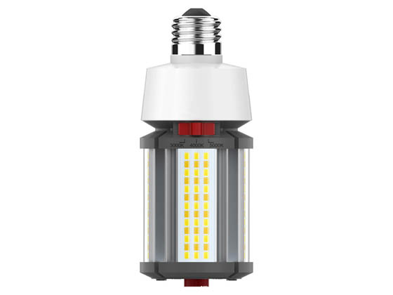 Satco Products, Inc. S23146 18W/LED/CCT/100-277V/E26 Satco 18/16/12 Wattage and Color Selectable LED HID Replacement Lamp, Ballast Bypass