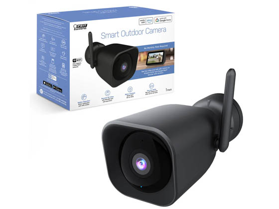 Feit Electric CAM/WM/WIFI2 CAM/WM/WIFI Outdoor Plug-In Wall Mount Smart Wi-Fi Camera
